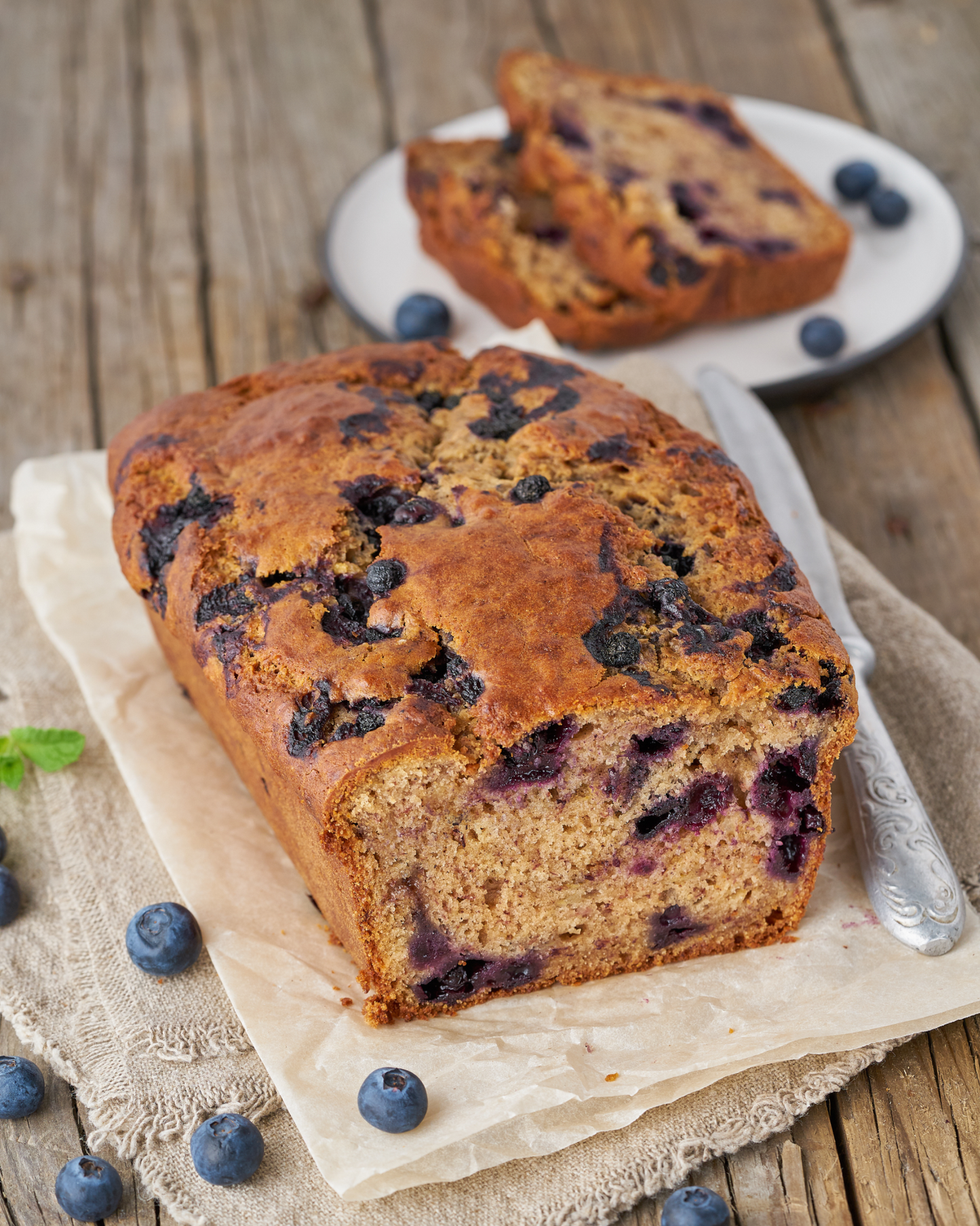 Blueberry Sweet Sourdough Bread