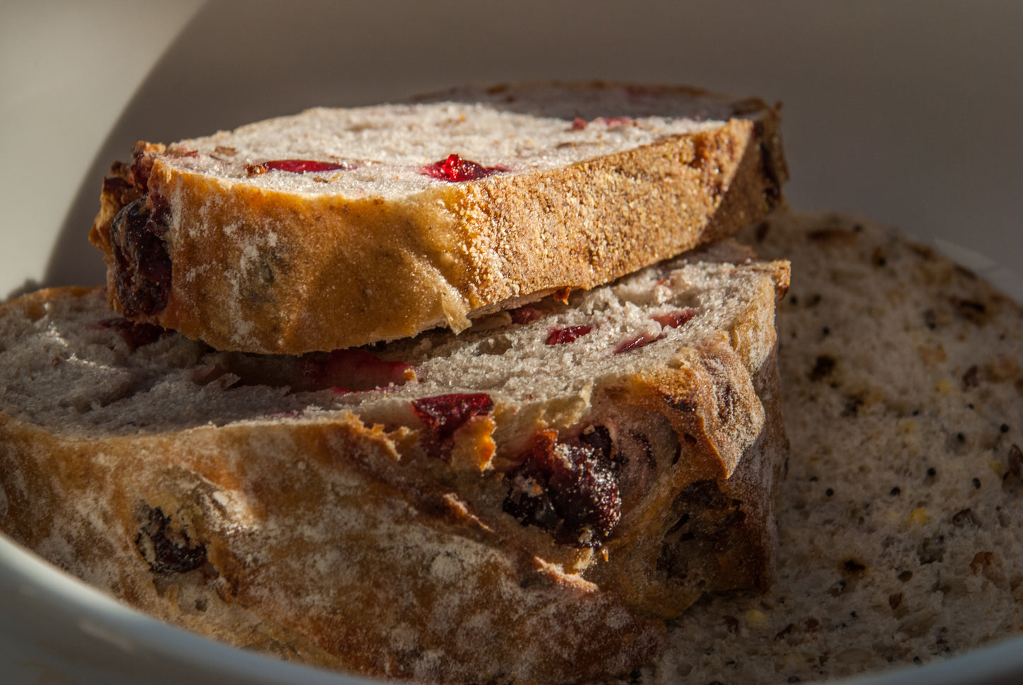 Drunken Cranberry Walnut Sweet Sourdough Bread