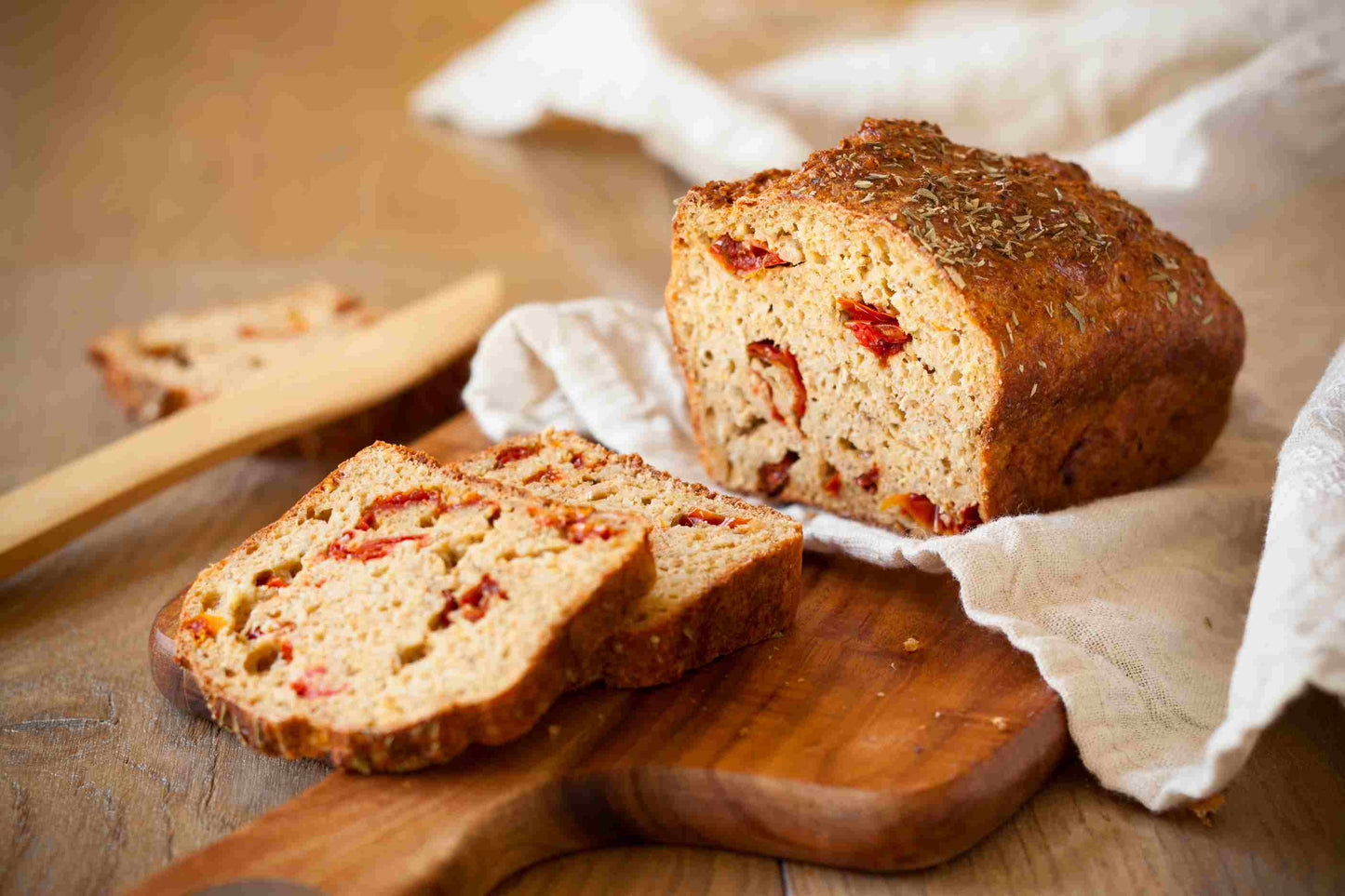 Italian Tomato Mediterranean Sourdough Bread